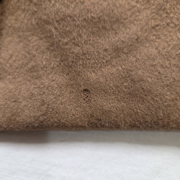 VTG Yves Saint Laurent Rive Gauche Wool Wrap Coat Camel Brown Belted EU 36 US 4 - Picture 10 of 16